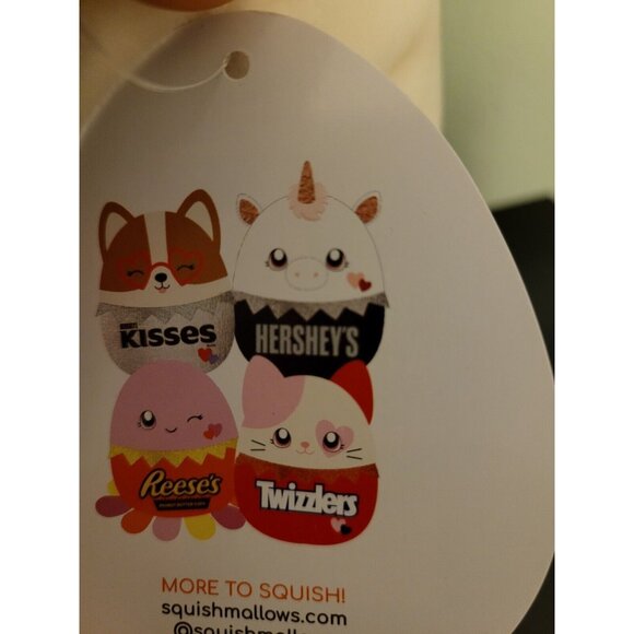 Squishmallow 12” Hershey's Scented Karina Twizzlers Cat Valentine’s 2022 NEW - Picture 7 of 9